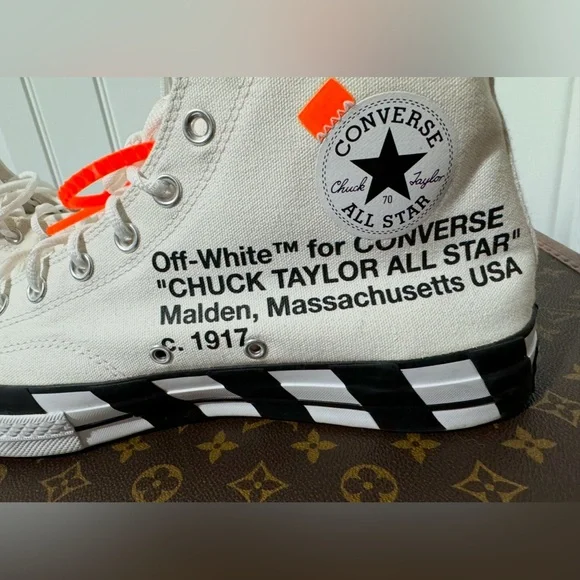 Off-White x Converse Chuck Taylor All-Star 70S High Top - EUC - COA Included - Picture 9 of 16